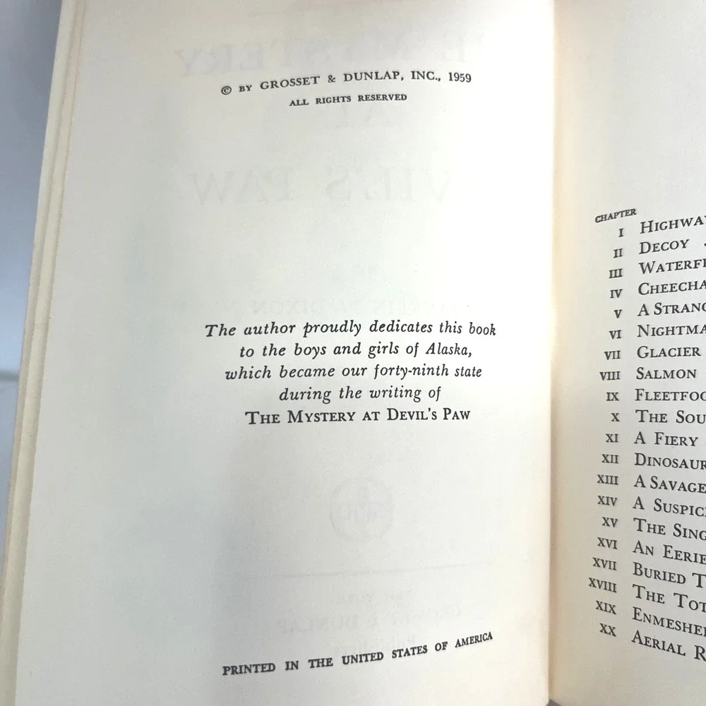 Hardy Boys #38 The Mystery at Devil's Paw - Hardbound - 1959